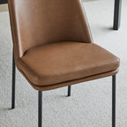 Golda Dining Chair With Metal Base
