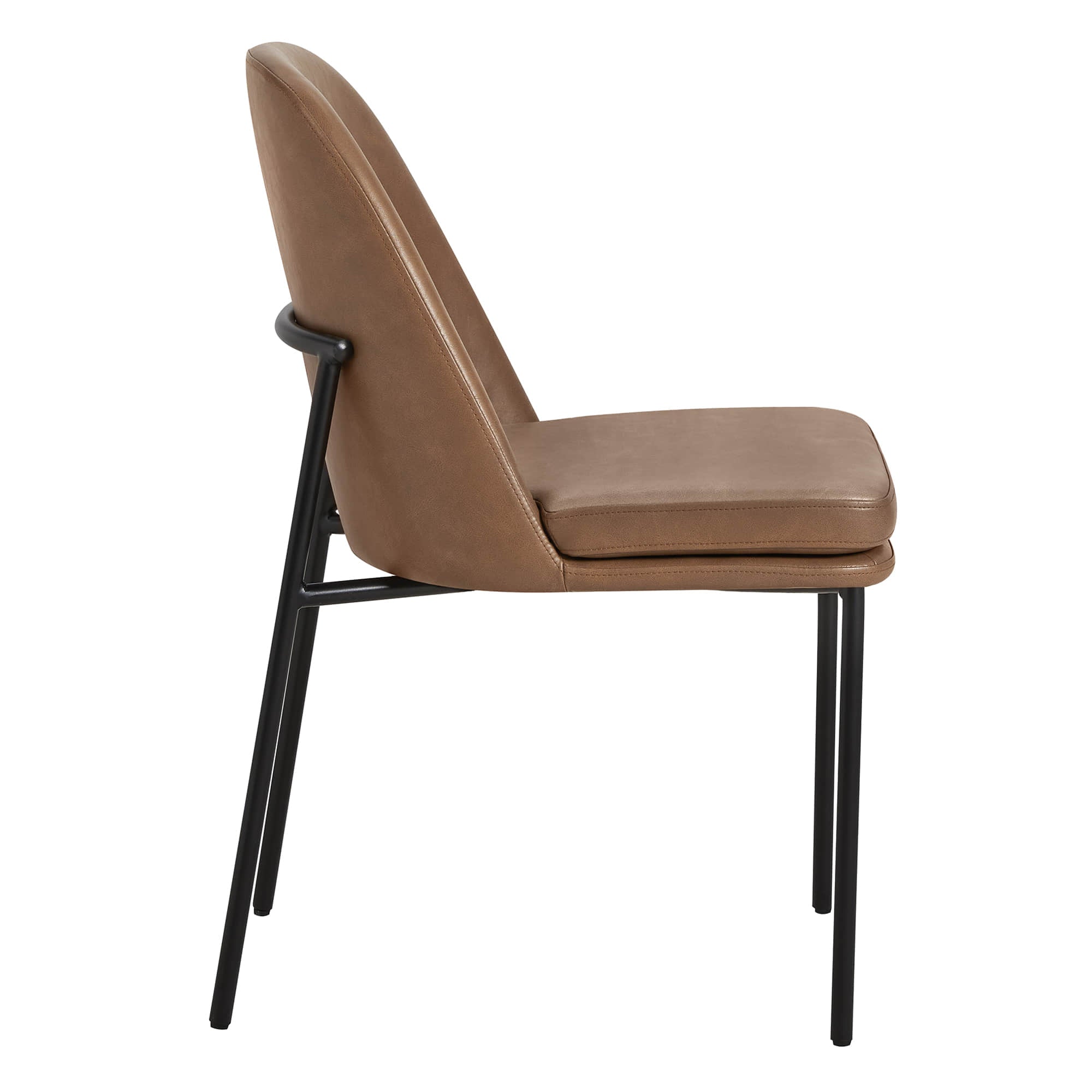 Golda Dining Chair With Metal Base