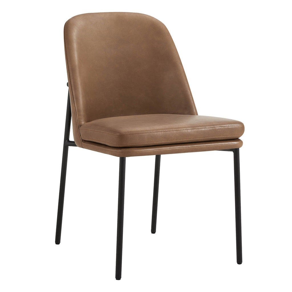 Golda Dining Chair With Metal Base