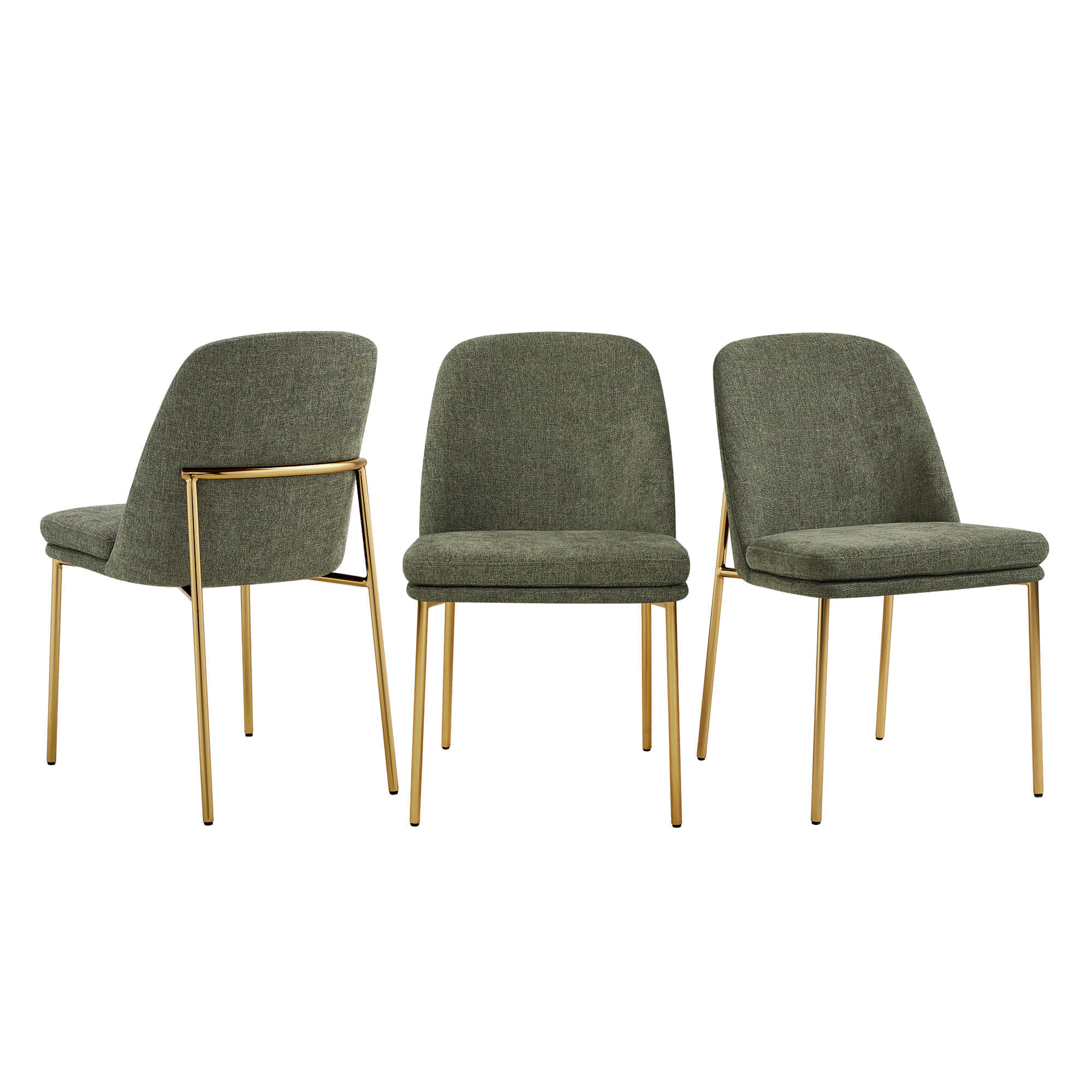 Golda Dining Chair With Metal Base