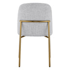 Golda Dining Chair With Metal Base