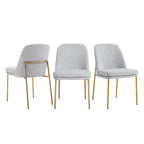 Golda Dining Chair With Metal Base