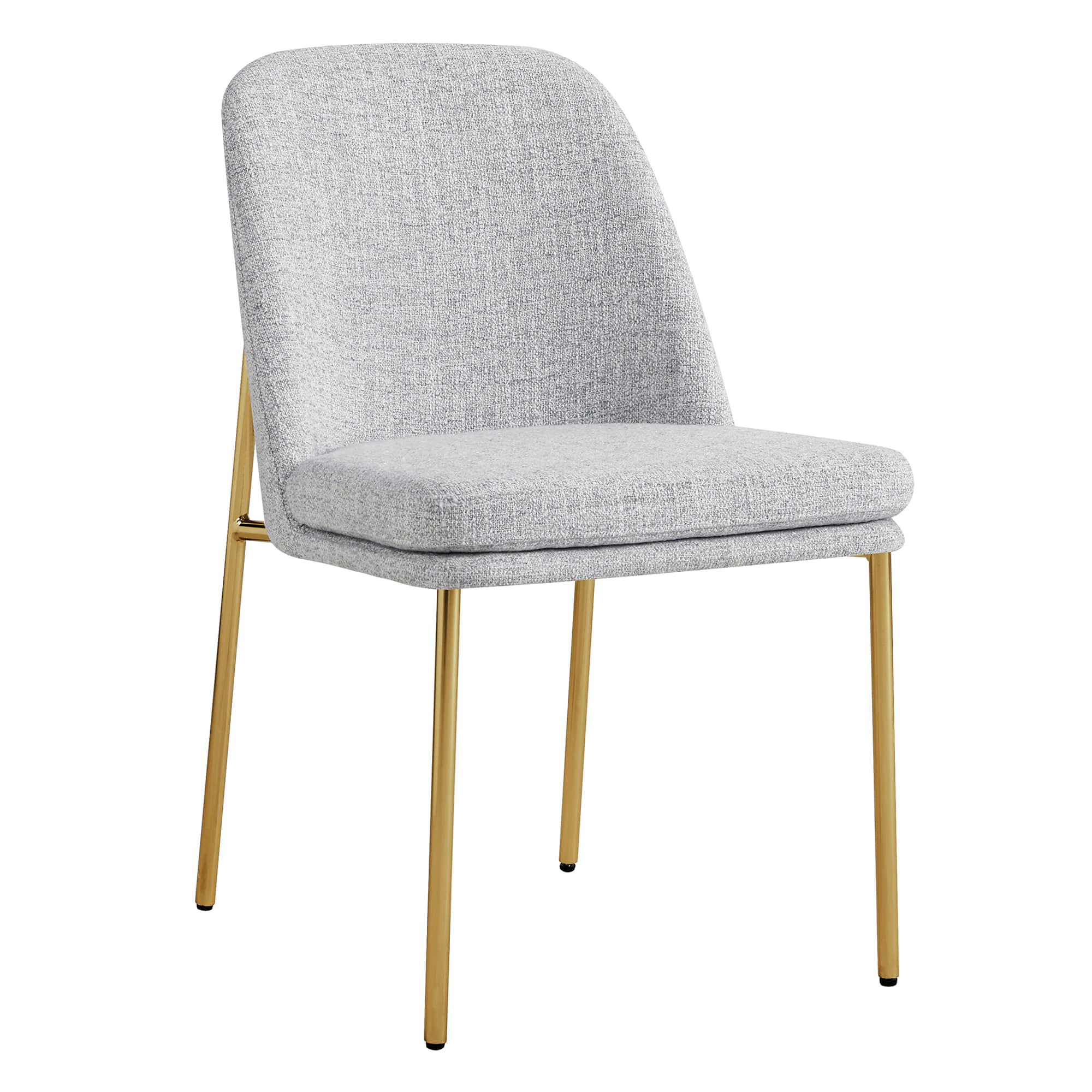 Golda Dining Chair With Metal Base