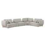Grace 4-Seat Modular Curved Sofa – Generously Sized Design