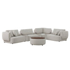 Grace 4-Seat Modular Curved Sofa – Generously Sized Design