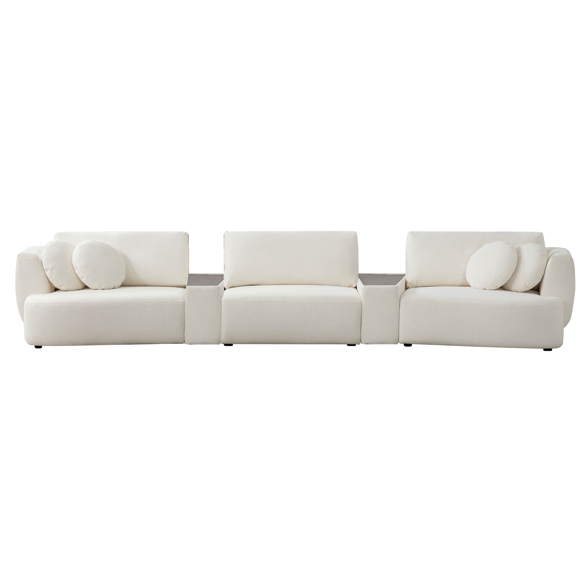 Grace 3-Seat Modular Curved Sofa – Generously Sized Design