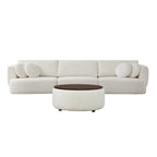 Grace 3-Seat Modular Curved Sofa – Generously Sized Design