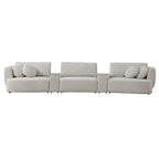 Grace 3-Seat Modular Curved Sofa – Generously Sized Design