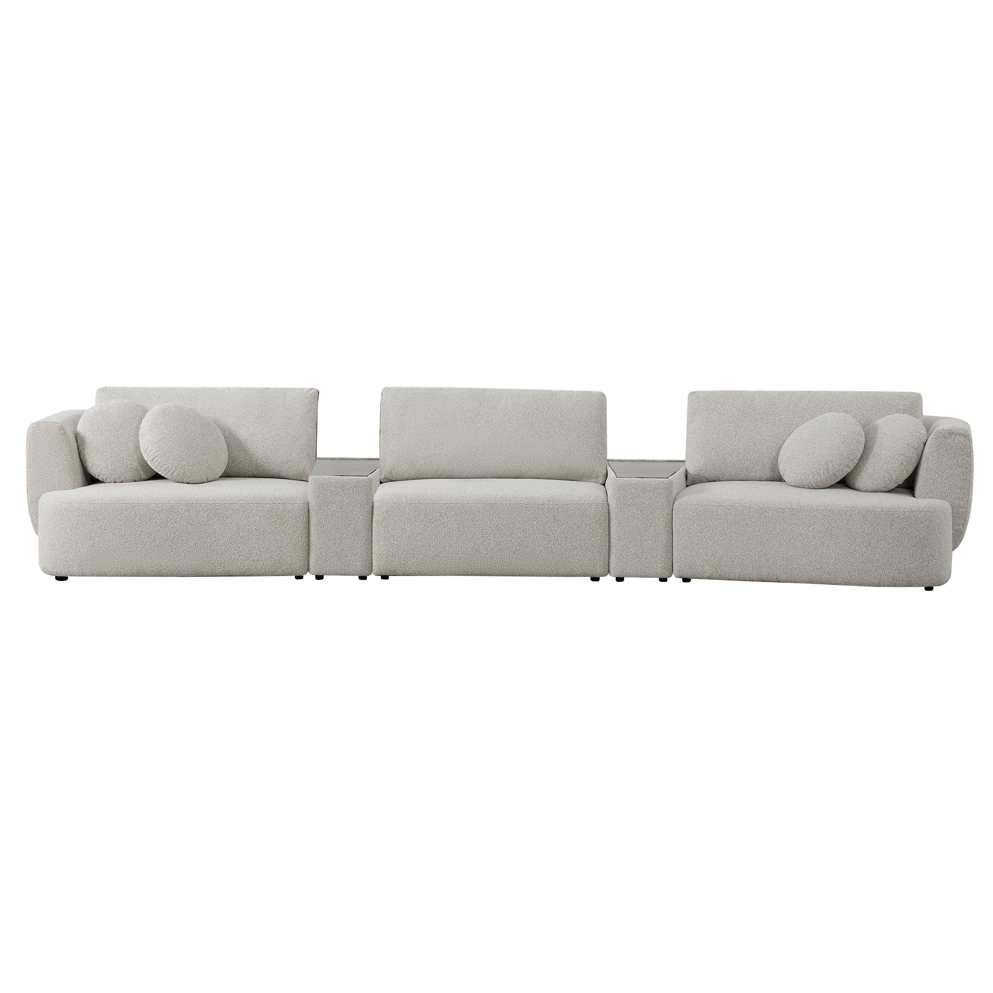 Grace 3-Seat Modular Curved Sofa – Generously Sized Design