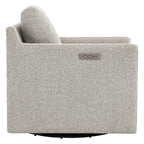 Henry Swivel Accent Chair with Electric Footrests & Charging Ports