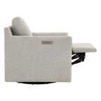 Henry Swivel Accent Chair with Electric Footrests & Charging Ports