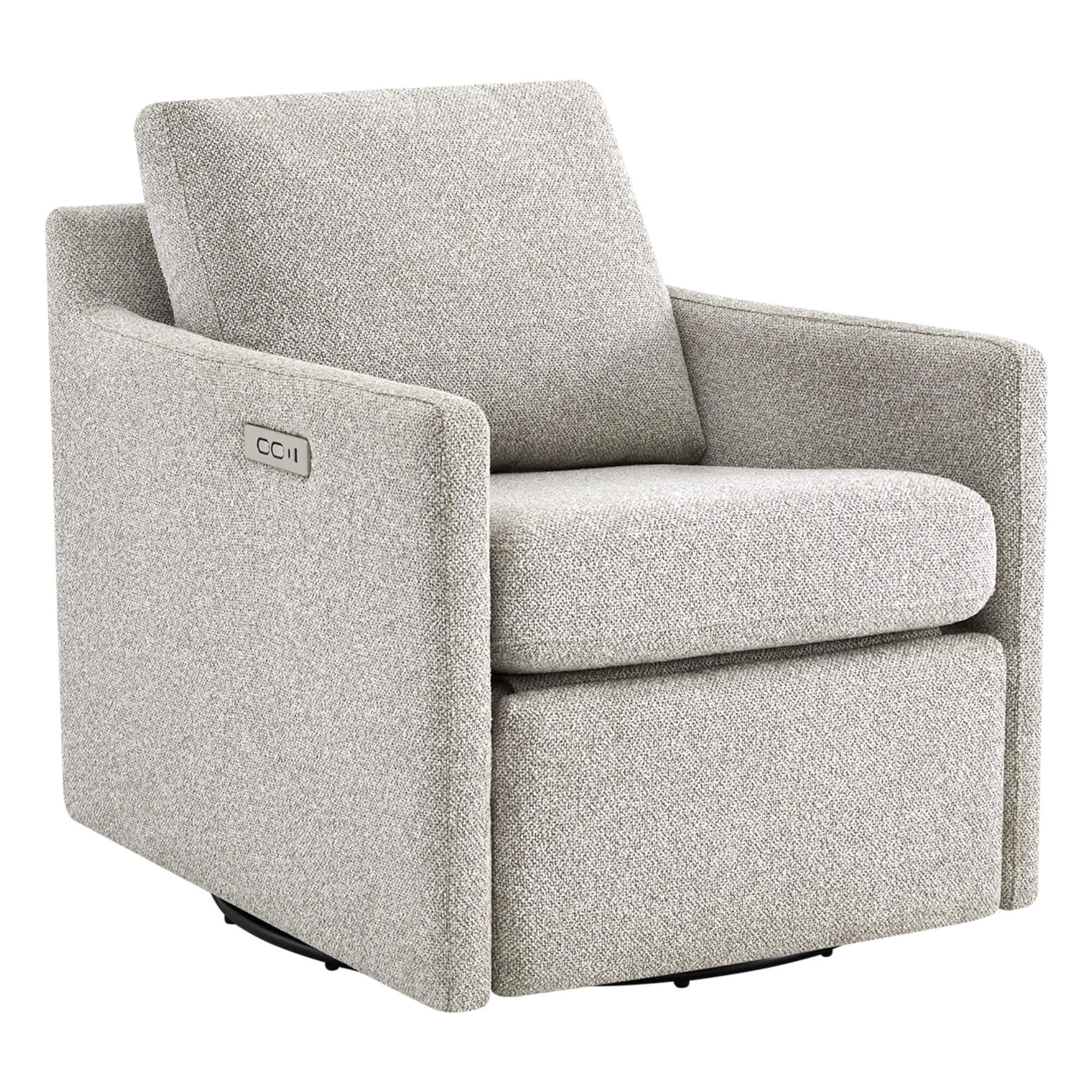 Henry Swivel Accent Chair with Electric Footrests & Charging Ports