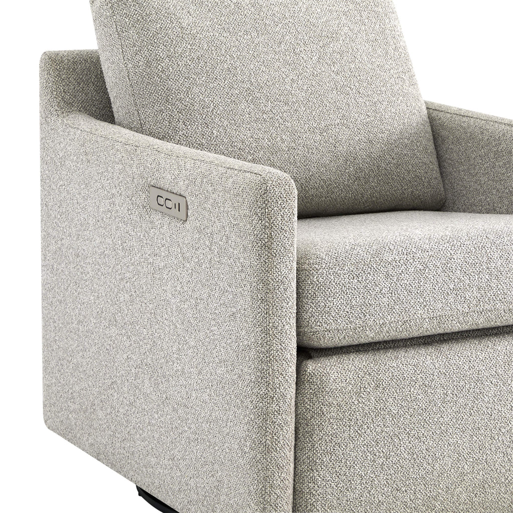 Henry Swivel Accent Chair with Electric Footrests & Charging Ports
