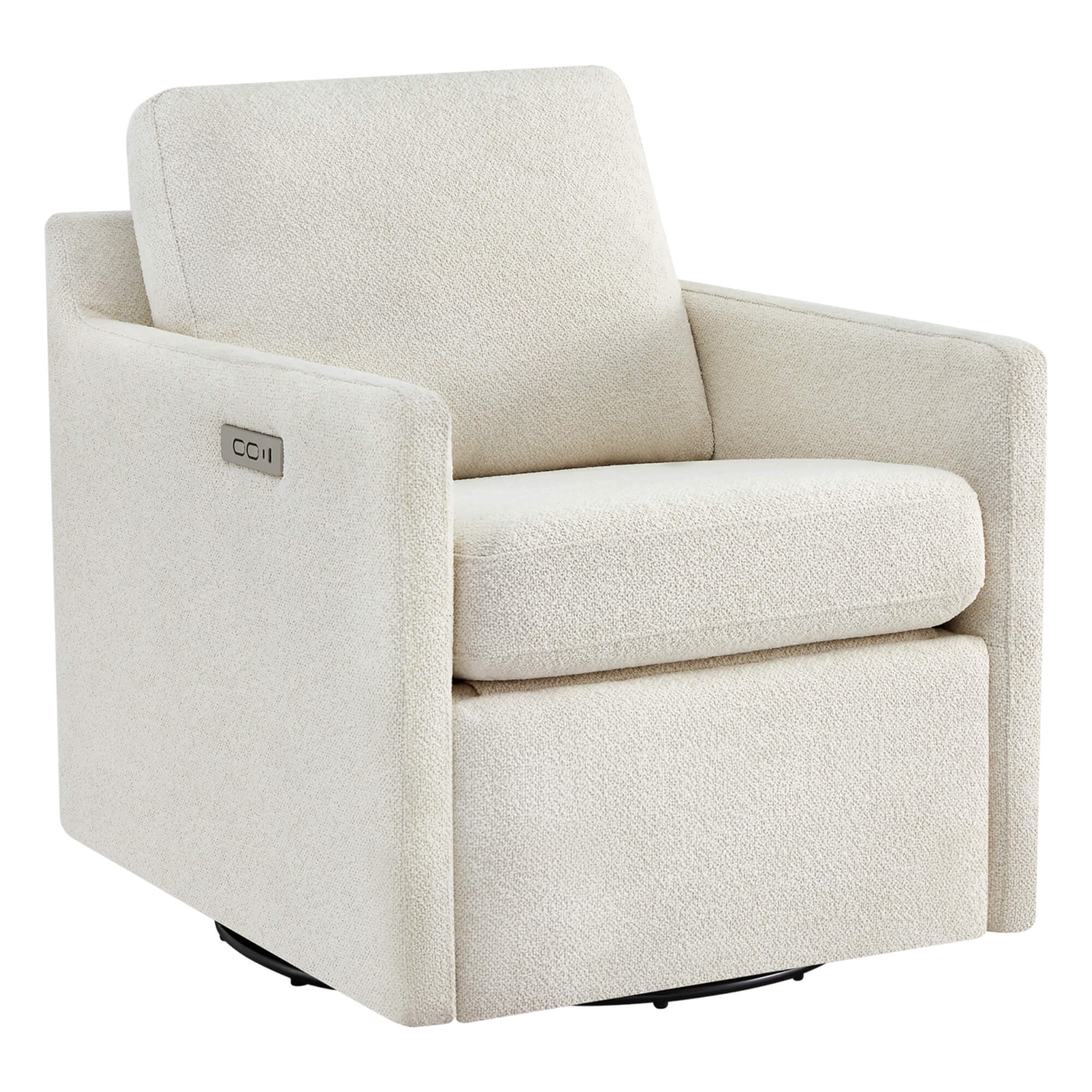 Henry Swivel Accent Chair with Electric Footrests & Charging Ports