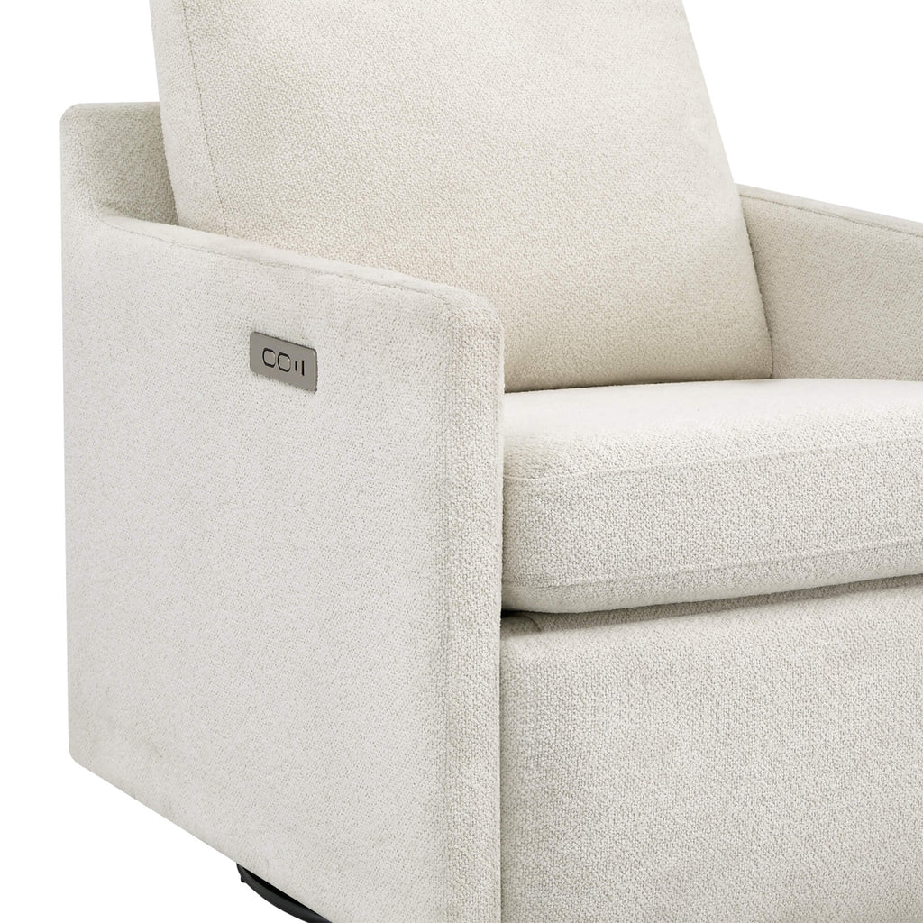 Henry Swivel Accent Chair with Electric Footrests & Charging Ports
