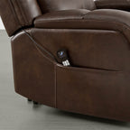Isaac Genuine Leather Lift Assist Recliner With Power Headrest