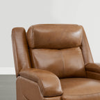 Isaac Genuine Leather Lift Assist Recliner With Power Headrest