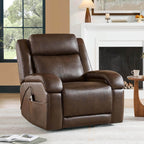 Isaac Genuine Leather Lift Assist Recliner With Power Headrest