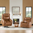 Isaac Genuine Leather Lift Assist Recliner With Power Headrest