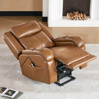 Isaac Genuine Leather Lift Assist Recliner With Power Headrest