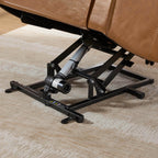 Isaac Genuine Leather Lift Assist Recliner With Power Headrest