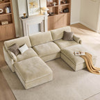 Kenna 5 Seat Modular Sofa-Chaise Sectional