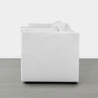 Sophia 3-Piece Feather Power Modular Sofa with Electric Footrests