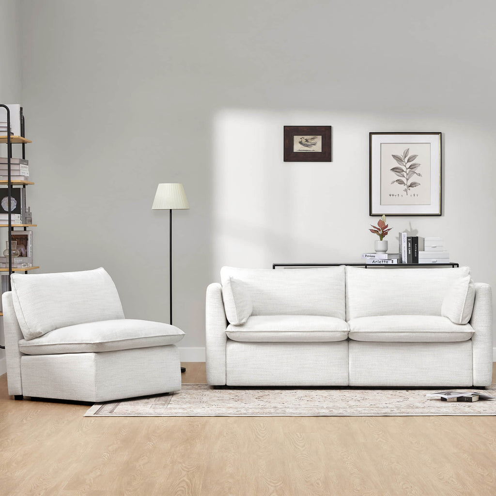 Sophia 3-Piece Feather Modular Sofa