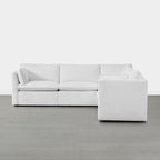 Sophia 5-Piece Feather Power Modular Sofa with Electric Footrests