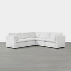 Sophia 5-Piece Feather Power Modular Sofa with Electric Footrests