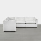 Sophia 5-Piece Feather Power Modular Sofa with Electric Footrests
