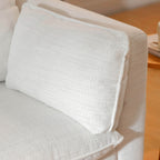 Sophia 2-Piece Feather Power Modular Sofa with Electric Footrests