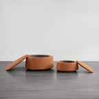 Twin Stone-shaped Storage Modern Ottoman