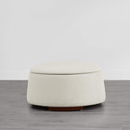 Twin Stone-shaped Storage Modern Ottoman