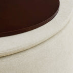 Twin Stone-shaped Storage Modern Ottoman