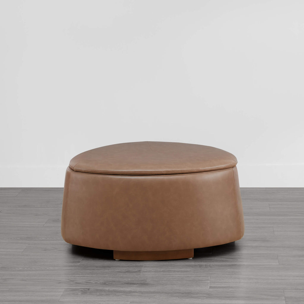Twin Stone-shaped Storage Modern Ottoman