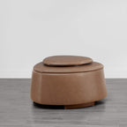 Twin Stone-shaped Storage Modern Ottoman