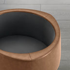 Twin Stone-shaped Storage Modern Ottoman