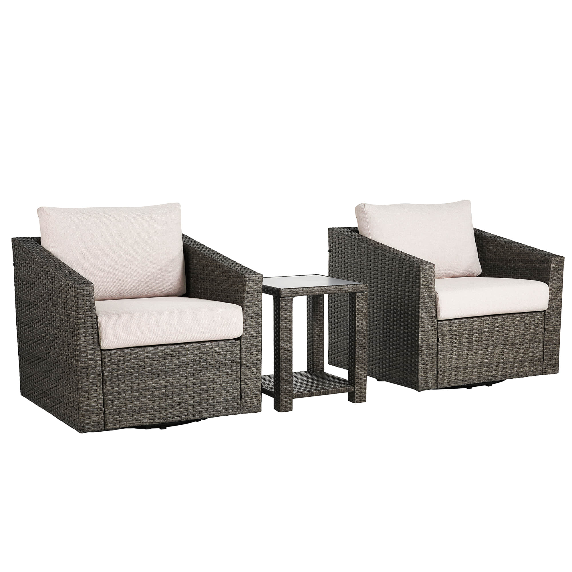 Calum Rattan Outdoor Bistro Set