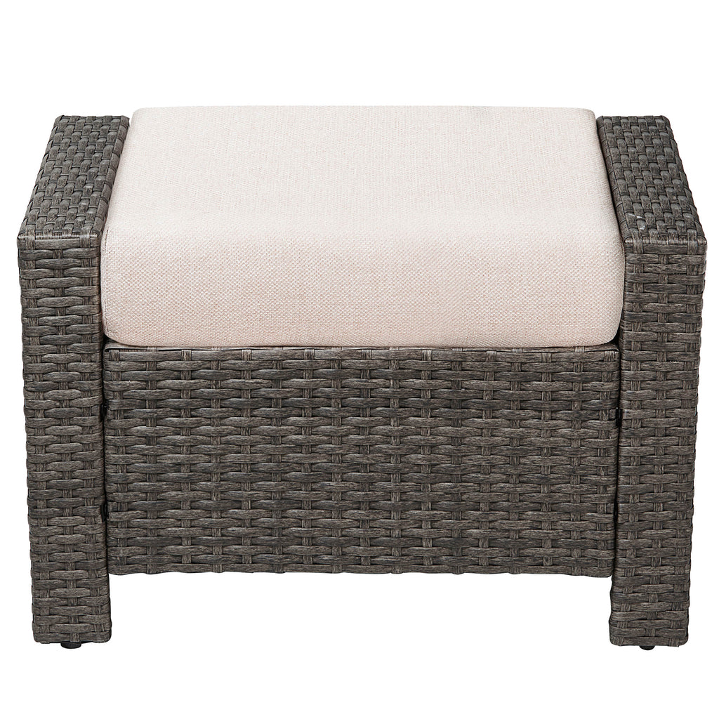 Calum Rattan Outdoor 5-Piece Patio Set