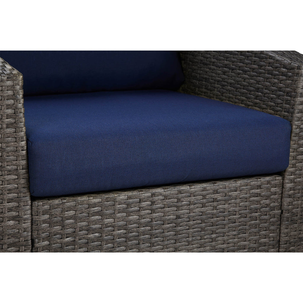 Calum Rattan Outdoor Swivel Accent Chair