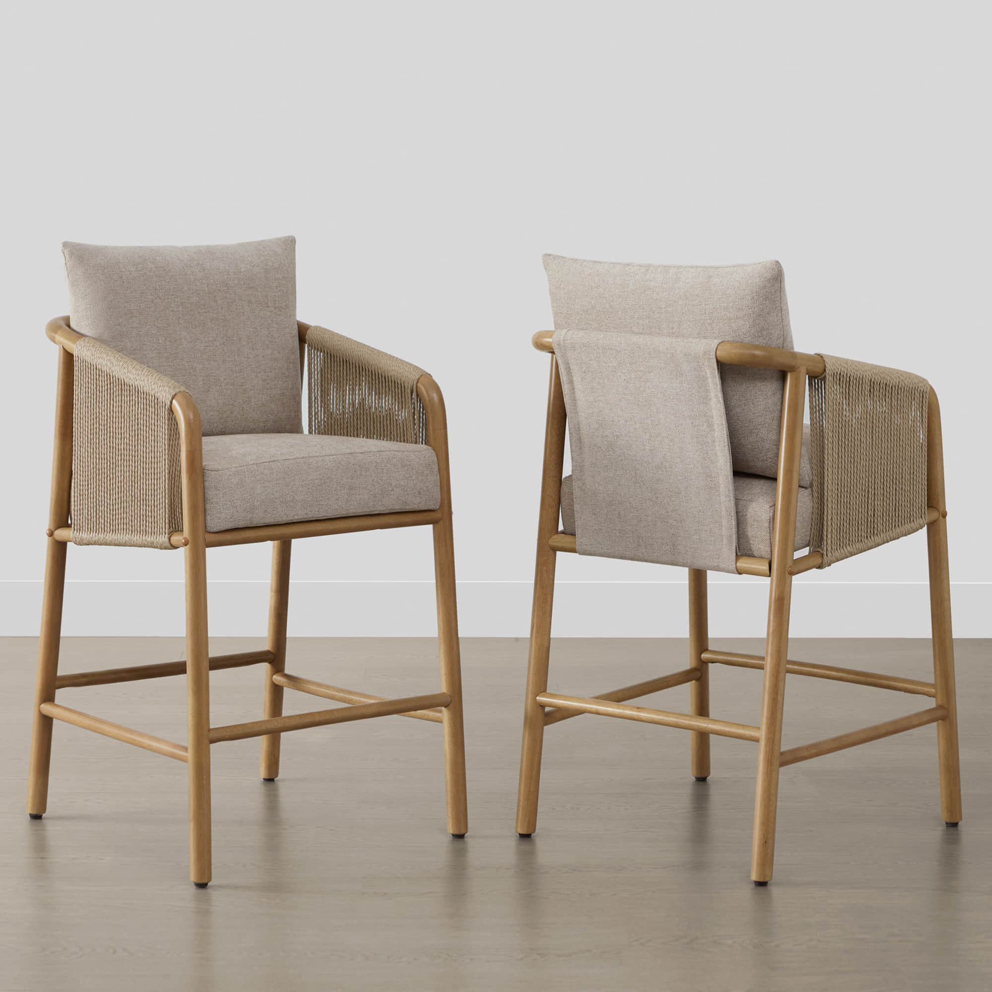 Sienna Modern Rope Counter Stools