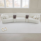 Grace 3-Seat Modular Curved Sofa – Generously Sized Design