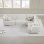 Grace 4-Seat Modular Curved Sofa – Generously Sized Design