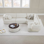 Grace 4-Seat Modular Curved Sofa – Generously Sized Design