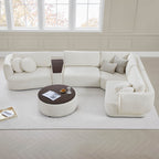 Grace 4-Seat Modular Curved Sofa – Generously Sized Design