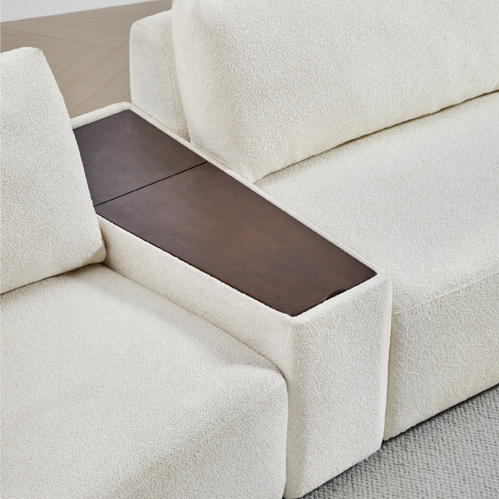 Grace 2-Seat Modular Curved Sofa – Generously Sized Design