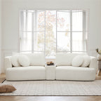 Grace 2-Seat Modular Curved Sofa – Generously Sized Design