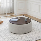 Grace Round Storage Coffee Ottoman