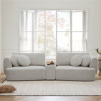 Grace 2-Seat Modular Curved Sofa – Generously Sized Design